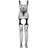 Passion - Bodystocking Eco Collection Eco Bs011 Blanc